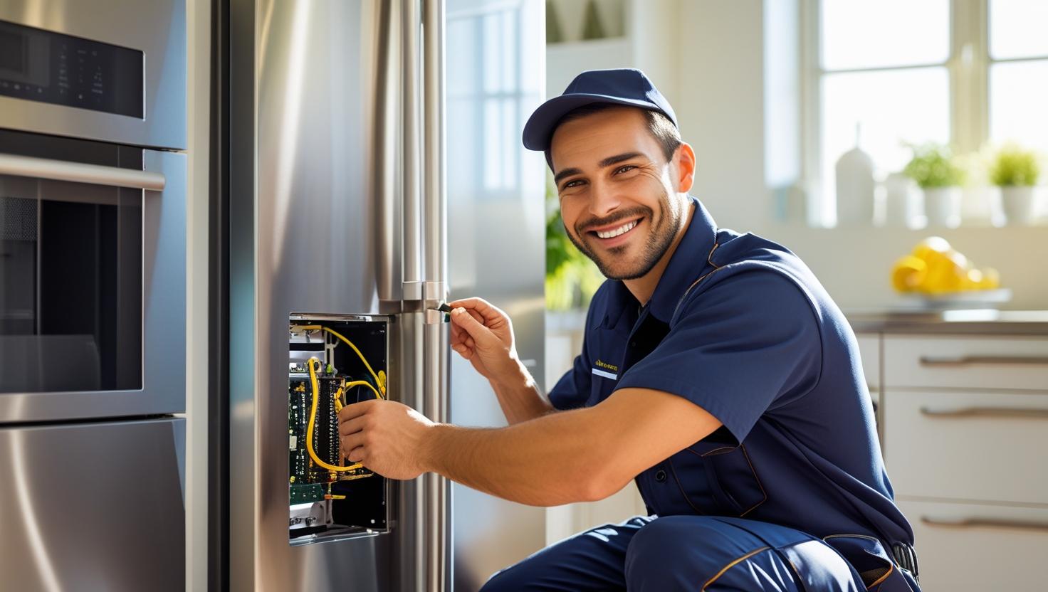 Generame una imagen alusiva a la prestacion de servicio tecnico de electrodomesticos